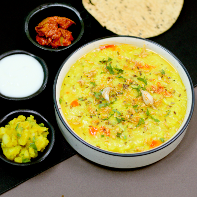 Garlic Tadka Khichdi