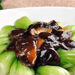 Sautéed Shanghai Green & Black Mushrooms