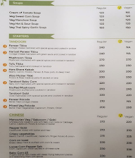 B'Veg Cafe menu 1