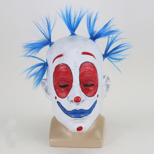 Title 2, Scary punk clown mask for Halloween and costume...