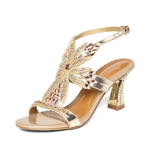 Title 4, Horseshoe heel chunky heel shoes for bold style...
