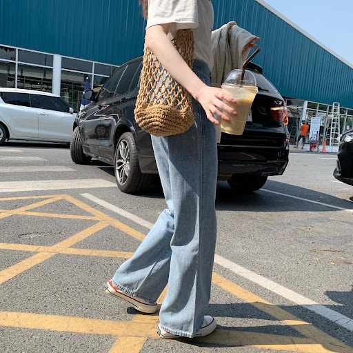 Title 8, Womens high waist denim wide leg pants, offeri...