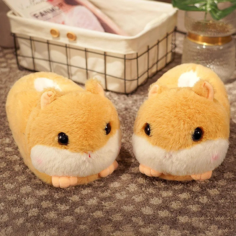 Household Bag With Cute Plush Cotton Slippers. Enjoy ultimate comfort and relaxation at home with this perfect cozy set 