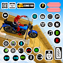 Icon Mega Ramp Moto Stunt Bike Game