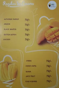 Thanco's Natural Ice Cream menu 2