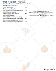 Paratha Bros By Ibis Hotels menu 3