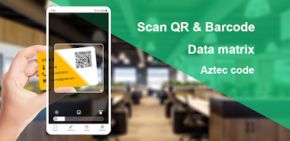 QR code scanner and Barcode Screenshot