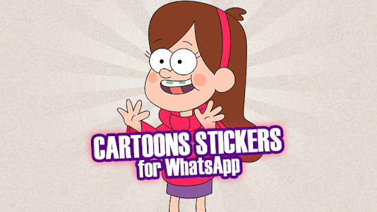 New Funny Cartoons Stickers packs for WhatsApp WA