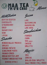 Maa Tea menu 1