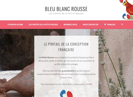 le blog bleu blanc rousse parle de la lampe junny