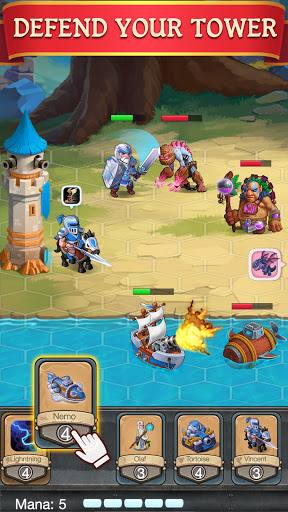 Screenshot Cards & Swords battle game