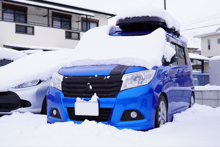 デリカD:2の雪が積もった・寒い！・α6400に関するカスタム事例の投稿画像1枚目
