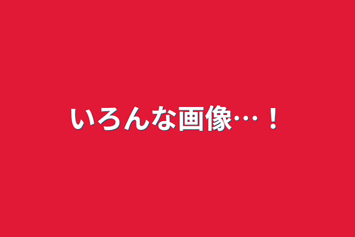 「いろんな画像…！」のメインビジュアル