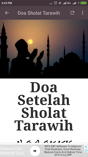 Doa Sholat Tarawih