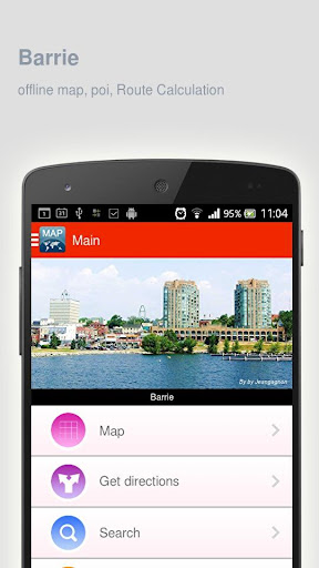 Barrie Map offline