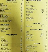 Vicky Kulfi Parlour menu 1