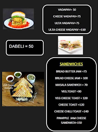 Rishi Vadapav menu 1