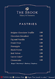 The Brook Bakery & Patisserie menu 4