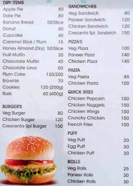 Crescenta Cakes & Bites menu 2