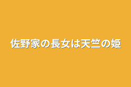 佐野家の長女は天竺の姫