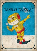 Masked bot. Express Yourself and wear your mask.