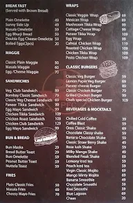 The Hungry Scholar Cafe menu 1