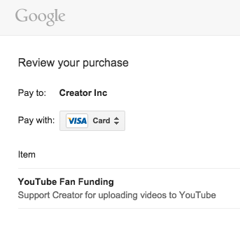 Choose your form of payment