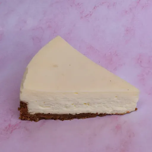 Baked New York Cheesecake Slice