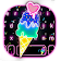 Thème de clavier Neon Ice Cream icon