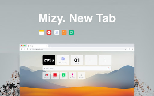 Mizy - New Tab With chatGPT