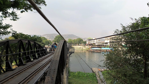 A bridge over a river in Thailand 2016