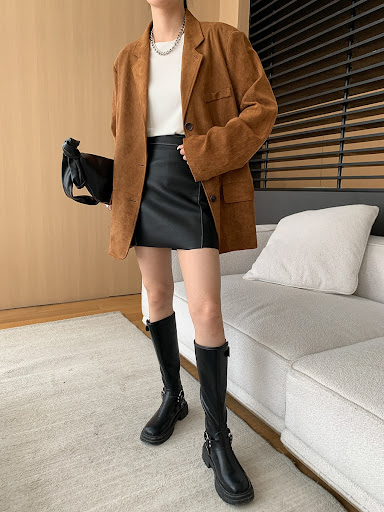 Title 7, Fashionable Antique Style Artificial Suede Prof...