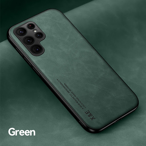 Title 4, Skin Texture Car Magnetic Mobile Phone Case Sec...