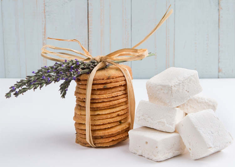 Package homemade marshmallows with biscuits and a slab of chocolate to make a fun smore kit.