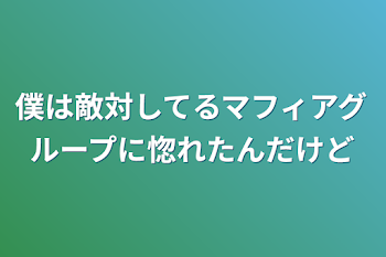 僕は敵対してるマフィアグループに惚れたんだけど