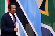 Former Botswana president Ian Khama. File photo.