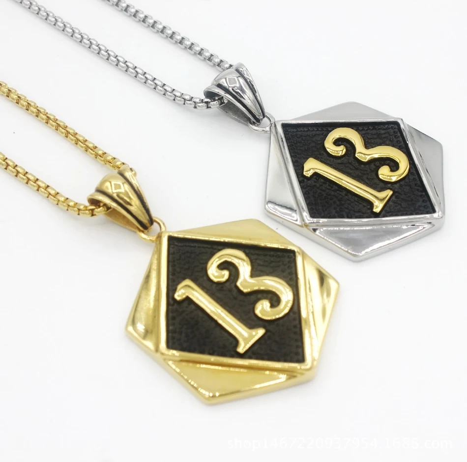 Hip-Hop Street Dance Number 13 Necklace
