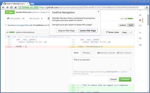 GitHub PR Tab Fixer