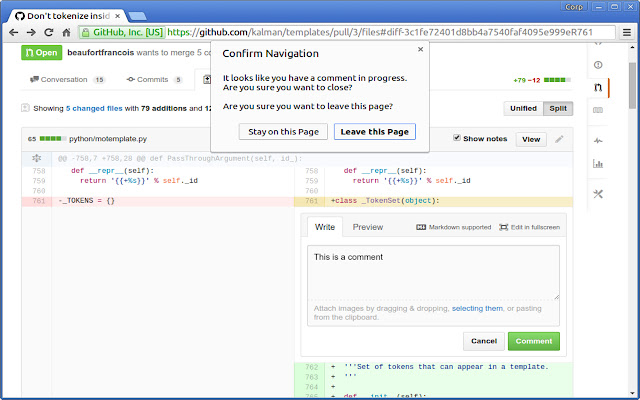 GitHub PR Tab Fixer chrome extension