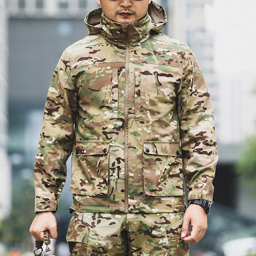 Title 1, Fashion Simple Mens Outdoor Camouflage Jacket ...