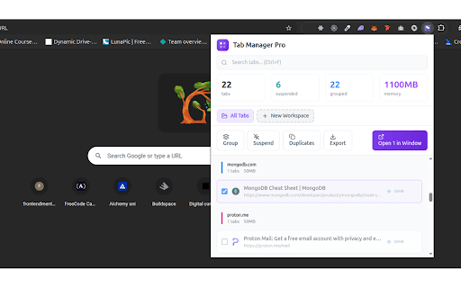 Tab Manager Pro - Organize & Boost Productivity