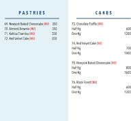 The Bayview menu 5