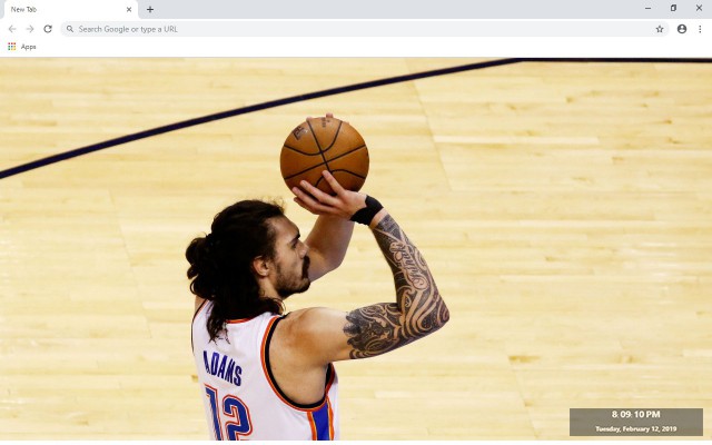 Steven Adams New Tab & Wallpapers Collection