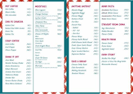 The Bungalow Cafe menu 2