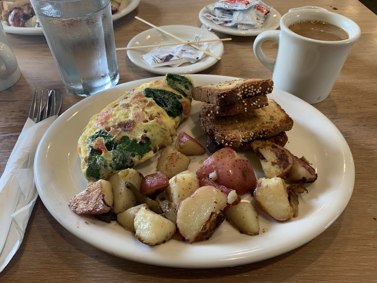 Gluten-Free Breakfast at On A Roll Cafe
