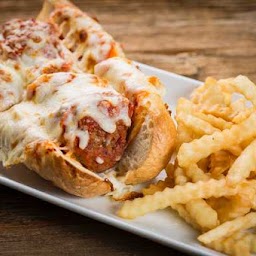 Meatball Parmigiana Sandwich