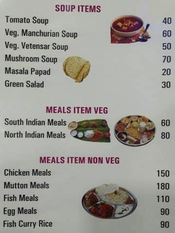 Mangalore Lunch Home menu 