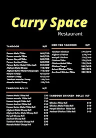 Curry Space menu 2