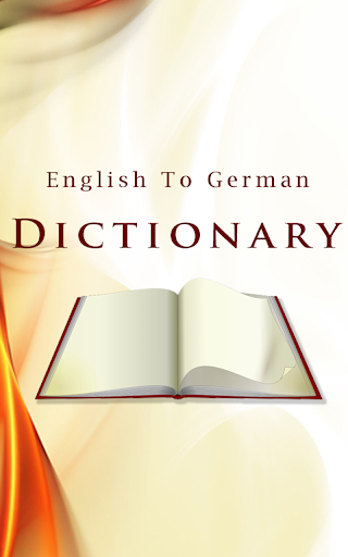 English To German Dictionary