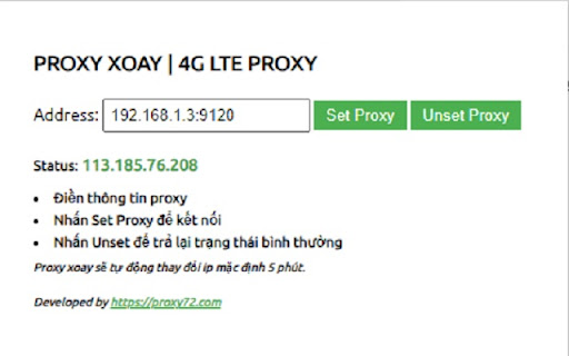 Proxy Xoay